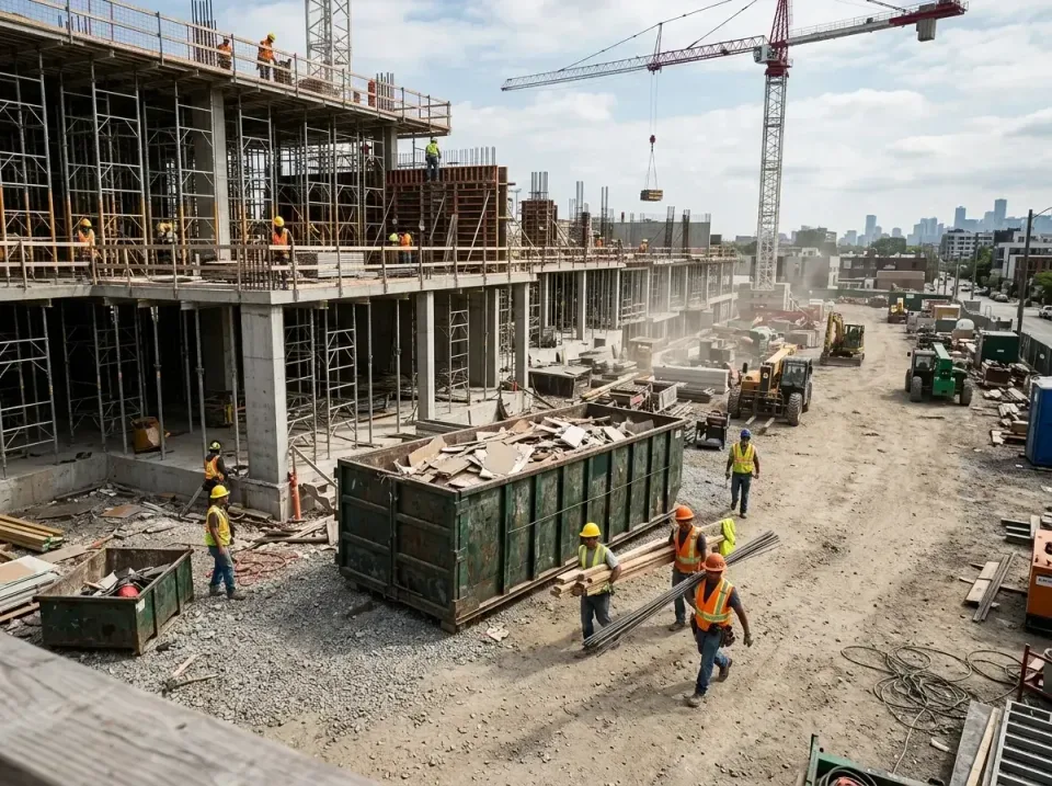 commercial-construction-site-w-002 — frequently asked questions, Low Cost Construction Dumpster Rental in Chatfield, MN